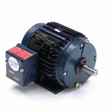 Leeson Severe Duty Motor, 2 HP, 3 phase, 1800 RPM, 460 V, 145T Frame, TENV E654A